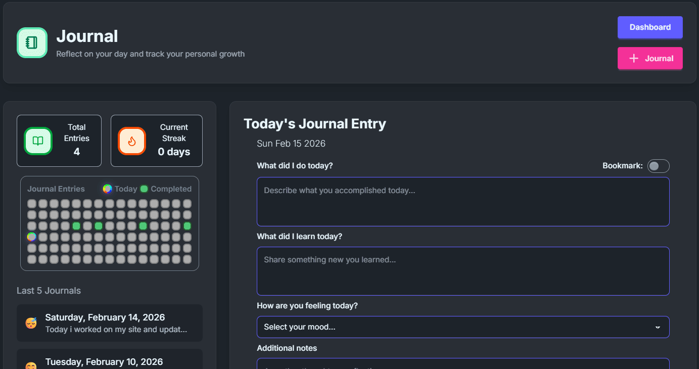 Journal preview